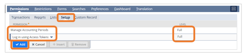 NetSuite Data Connection Setup