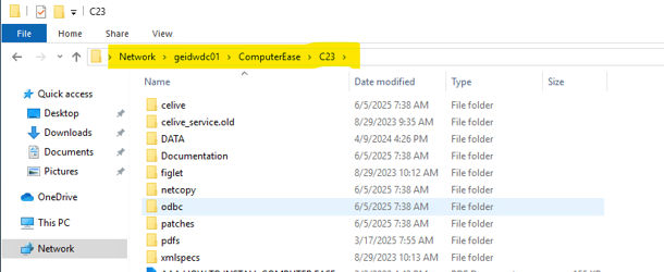 Computerease Data Connection Setup